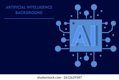 AI background with chip abstract background vector
Vector background with inss artificial intelligence technology background