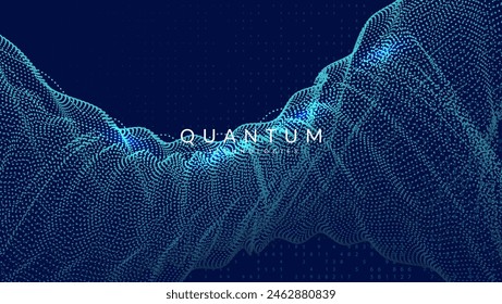 Ai Background. Concept: intelligent computer research. Cyber dots connect in the flow of automation. Mobile analytics for global information security. Abstract Background.