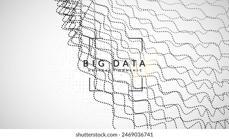 Ai Background. Innovation concept for intelligent learning. Backdrop for education in software design. Particles of energy in global information. Abstract Background.