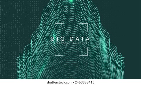 Ai Background. Innovative science, futuristic intelligence. Partial cover of a network banner. Mobile visualization of analytical patterns. Abstract Background.