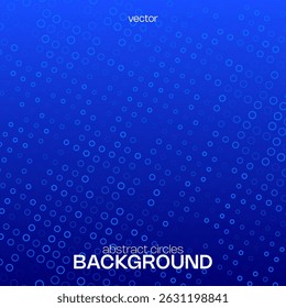Ai blue tech abstract technology background with circles and cyber tech vibes, ideal for web banners and hi-tech concepts.