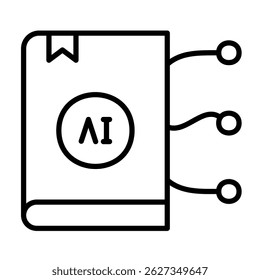 Capa de Livro AI com Sinal de Coluna Inteligente
