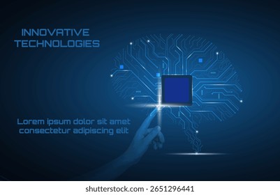 Activación cerebral de IA con dedo digital – Red de Inteligencia de Innovación