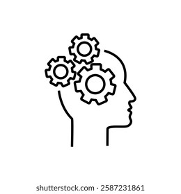 AI brain icon eps file