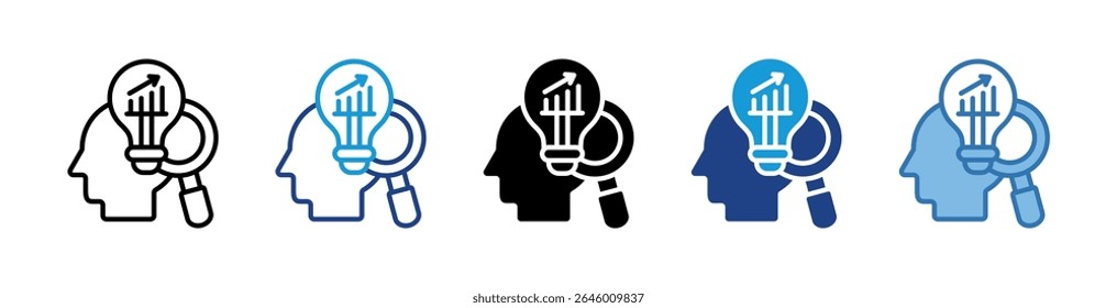 Elemento De Icono De Tormenta De Ideas Para El Diseño