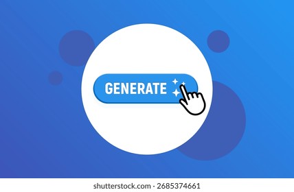 Icono de búsqueda de tecnología de generación de Botones de IA. Barra de diseño de Botón de inteligencia artificial de chat de texto de herramienta Ai.