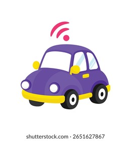 Ai Car Vector style icon. Eps 10 file