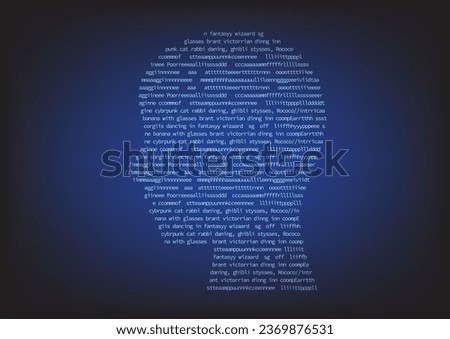 AI chat bot in humanoid head. Futuristic AI prompt illustration. Vector illustration