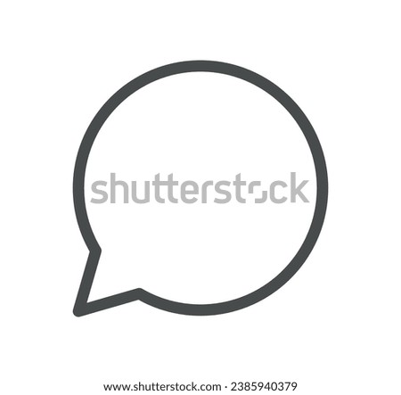 Ai chat bot related icon outline and linear vector.
