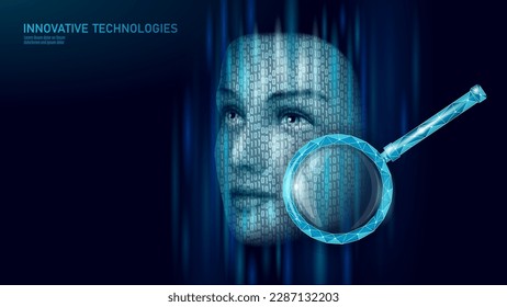 AI chat bot search artificial intelligence technology. Website virtual reality data analysis information prompt research. vector illustration