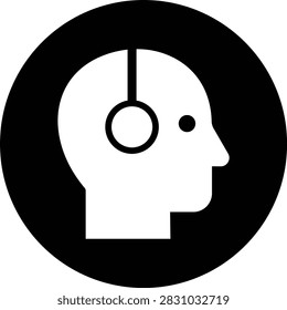 AI Chatbot Assistant Icon Flat and Outline Vector Symbols for Artificial Intelligence Virtual Assistant Customer Support Automation Robot Help Desk Isolated