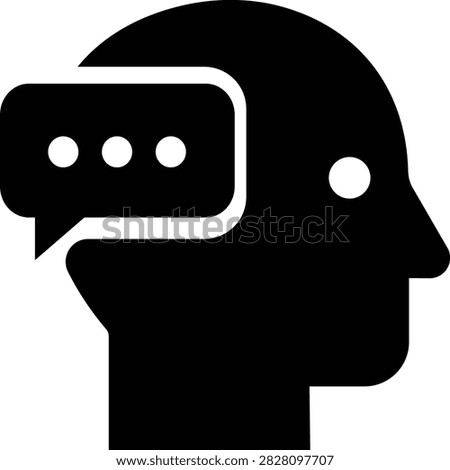 AI Chatbot Assistant Icon Flat and Outline Vector Symbols for Artificial Intelligence Virtual Assistant Customer Support Automation Robot Help Desk Isolated