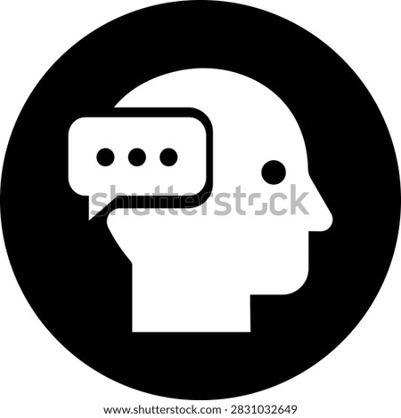 AI Chatbot Assistant Icon Flat and Outline Vector Symbols for Artificial Intelligence Virtual Assistant Customer Support Automation Robot Help Desk Isolated
