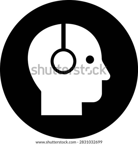 AI Chatbot Assistant Icon Flat and Outline Vector Symbols for Artificial Intelligence Virtual Assistant Customer Support Automation Robot Help Desk Isolated