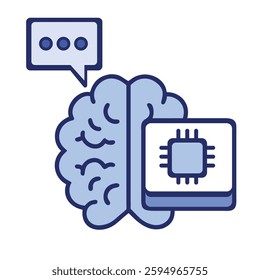 AI Chatbot Neural Brain Technology Computing