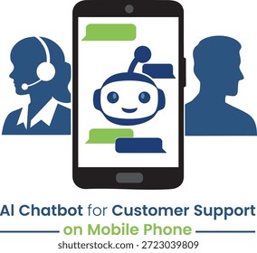 AI chatbot simbolizando o suporte ao cliente moderno e avanços de comunicação digital para conteúdo tecnológico