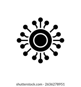AI core technology with orbit nodes network connection