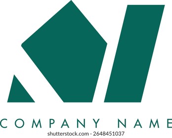 AI diseño de Vector de logotipo de letra abstracta moderna creativa. Utilizable para su empresa o negocio e identidad de marca.