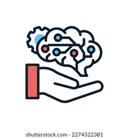 AI Development icon in vector. Logotype