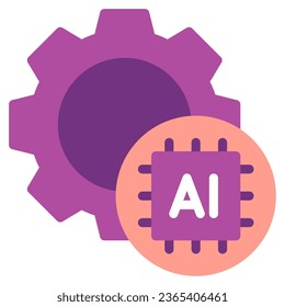 AI for Development object illustration icon