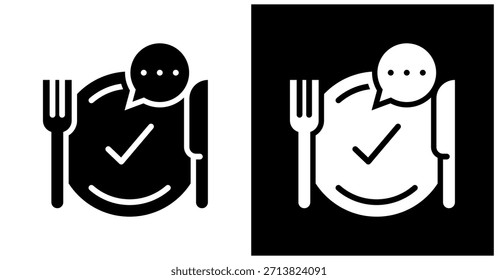 Icono Del Planificador De La Dieta Del Aire Fijado En Fondo Blanco Y Negro
