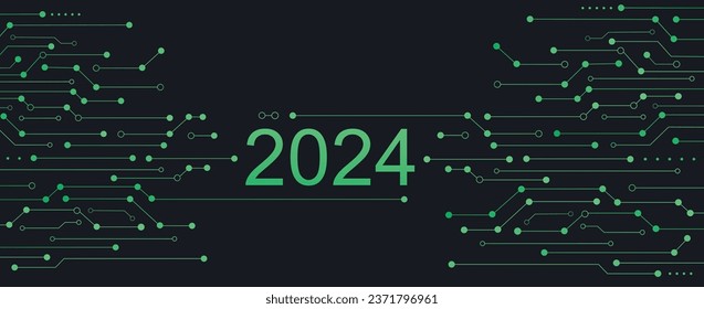 Tecnología digital de IA con puntos y líneas conectados. Concepto de inteligencia artificial, redes de internet, big data.