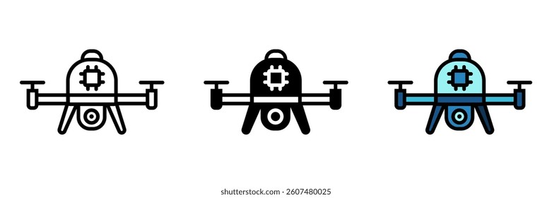 AI Drone is an autonomous flying device equipped with AI for navigation, surveillance, and aerial data collection.