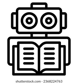 AI in Education illustration object  icon