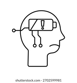 Icono de error con fondo blanco Vector ilustración de stock