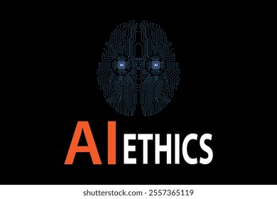 AI Ethics concept. faces of a responsible future in ethical decision making.