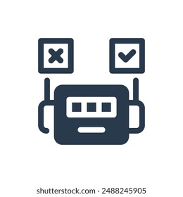 AI Ethics Vector Icon Illustration