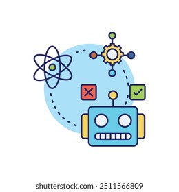 AI Ethics vector icon ready to use vector illustration
