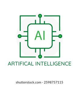 AI Evolution – Growth and Advancements in Artificial Intelligence with Editable Stroke