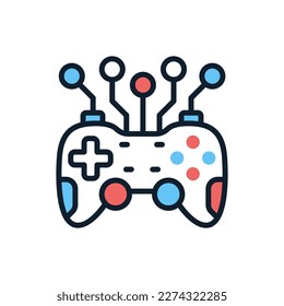 AI Games icon in vector. Logotype