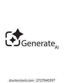 Icono de generación de IA, el mejor ícono plano de Vector.