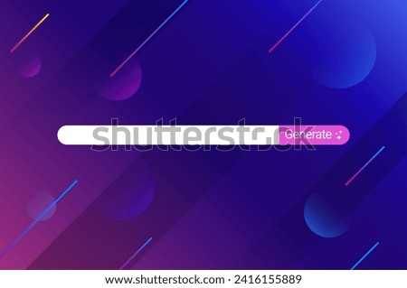 Ai generate prompt concept bar background. Ai generate futuristic abstract cyber technology bar star digital concept
