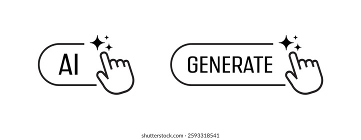 ai generated icon on white background
