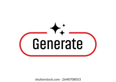 ai generated icon on white background	