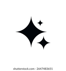 Ai generated icon. AI star and square icon. Tools for generate from the text. Computer help assistant. Large data processing concept. Icon element design for app and web. Vector illustration.