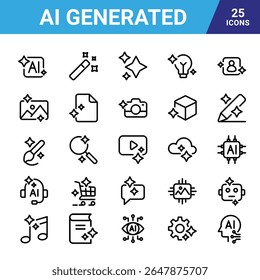 Ai Generated icons for commercial use