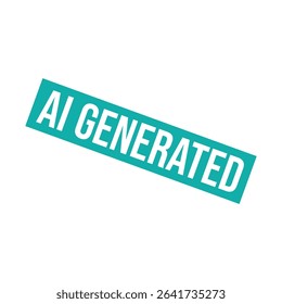 AI Generated Letter Rubber Stamp Vector Design Template