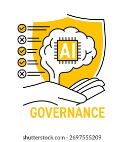 Política de gobernanza de la IA: sistema diseñado para garantizar que los sistemas de IA se desarrollen y utilicen de manera responsable, ética y en consonancia con los requisitos legales. 