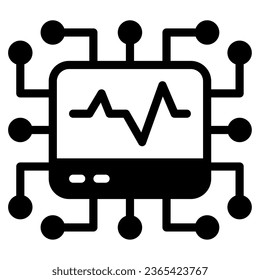 Icono de Diagnóstico de IA y Salud