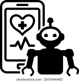 ai healthcare health medical ai phone mobile checkup robot 5498