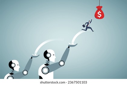 AI help businessman to make money.