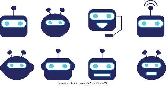 AI hilft Vektorgrafiken, Chatbots, Roboter, virtuelle Helfer