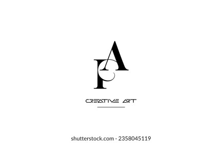 AI, IA, A, I abstract letters logo monogram
