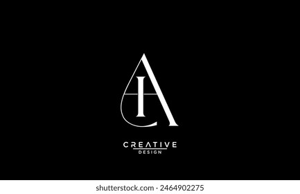 AI, IA, A, I, Letras Abstractas Logo Monograma