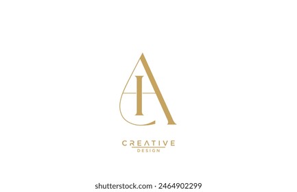 AI, IA, A, I, Abstract Letters Logo Monogram