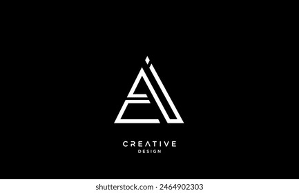 AI, IA, A, I, Letras Abstractas Logo Monograma